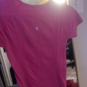 Lululemon Pink Short Sleeve Top